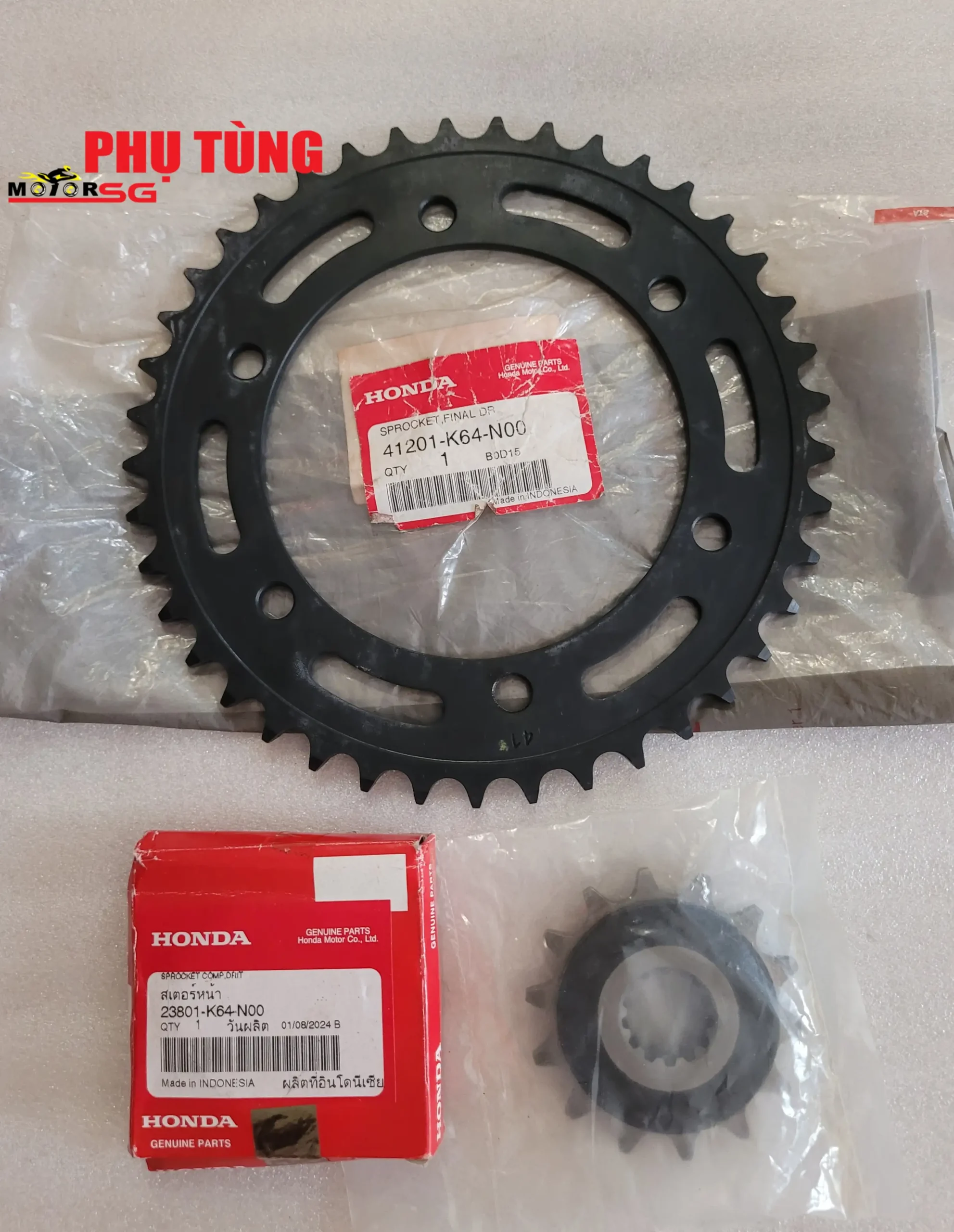 Bộ nhông dĩa 15 x 41/520 Honda CBR250RR, CB500F, CB500S, CB650R, CBR500R. CMX500-REBEL