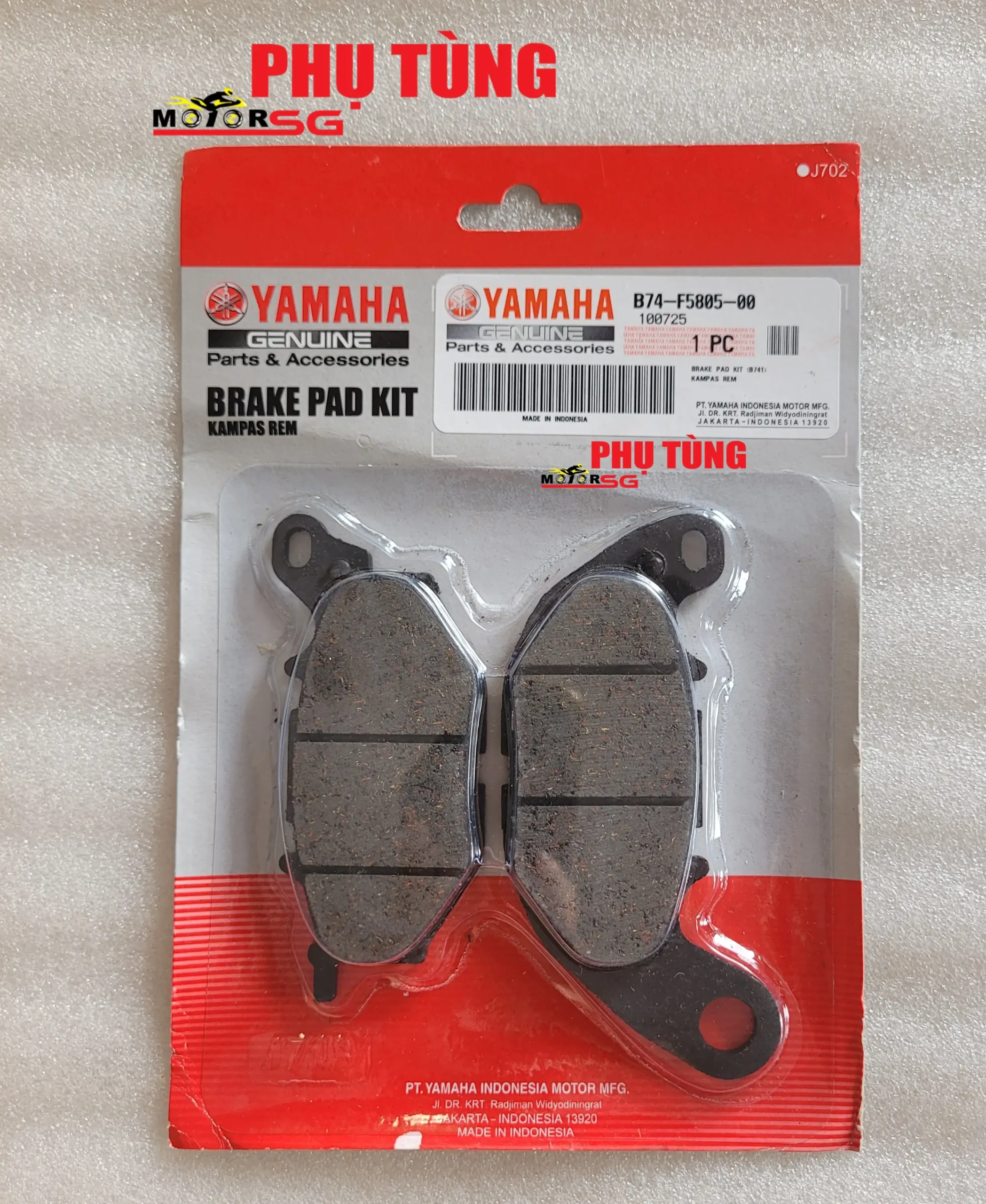 Bố thắng (má phanh) trước Yamaha Nmax300, Yamaha R3 MT03, R25